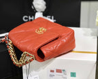 Chanel 19 Flap Bag 26cm Goatskin Leather Spring/Summer Act 1 Collection, Red