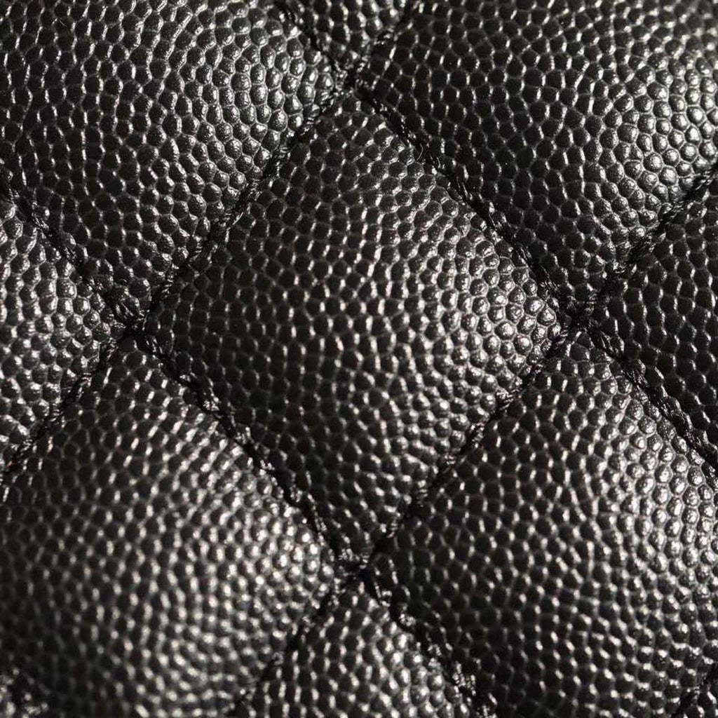 Chanel Coco Handle Quilted Lizard Handle Bag 24cm Caviar Leather Gold Hardware Spring/Summer Act 1 Collection, Black/Red