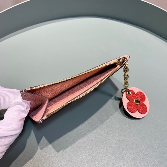 Louis Vuitton Zipped Card Holder 13cm Pink