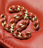 Chanel 19 WOC Flap Bag 20cm Goatskin Leather Spring/Summer Act 1 Collection, Red