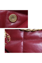 Chanel 19 Flap Bag 26cm Goatskin Leather Spring/Summer Act 1 Collection, Burgundy