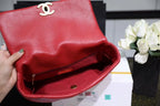 Chanel 19 Flap Bag 26cm Goatskin Leather Spring/Summer Act 1 Collection, Red
