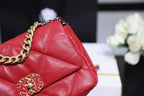 Chanel 19 Flap Bag 26cm Goatskin Leather Spring/Summer Act 1 Collection, Red