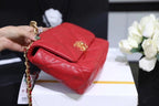 Chanel 19 Flap Bag 26cm Goatskin Leather Spring/Summer Act 1 Collection, Red