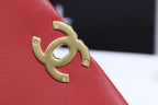Chanel 19 Flap Bag 26cm Goatskin Leather Spring/Summer Act 1 Collection, Red