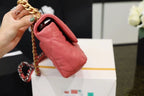 Chanel 19 Flap Bag 26cm Goatskin Leather Spring/Summer Act 1 Collection, Rose Pink