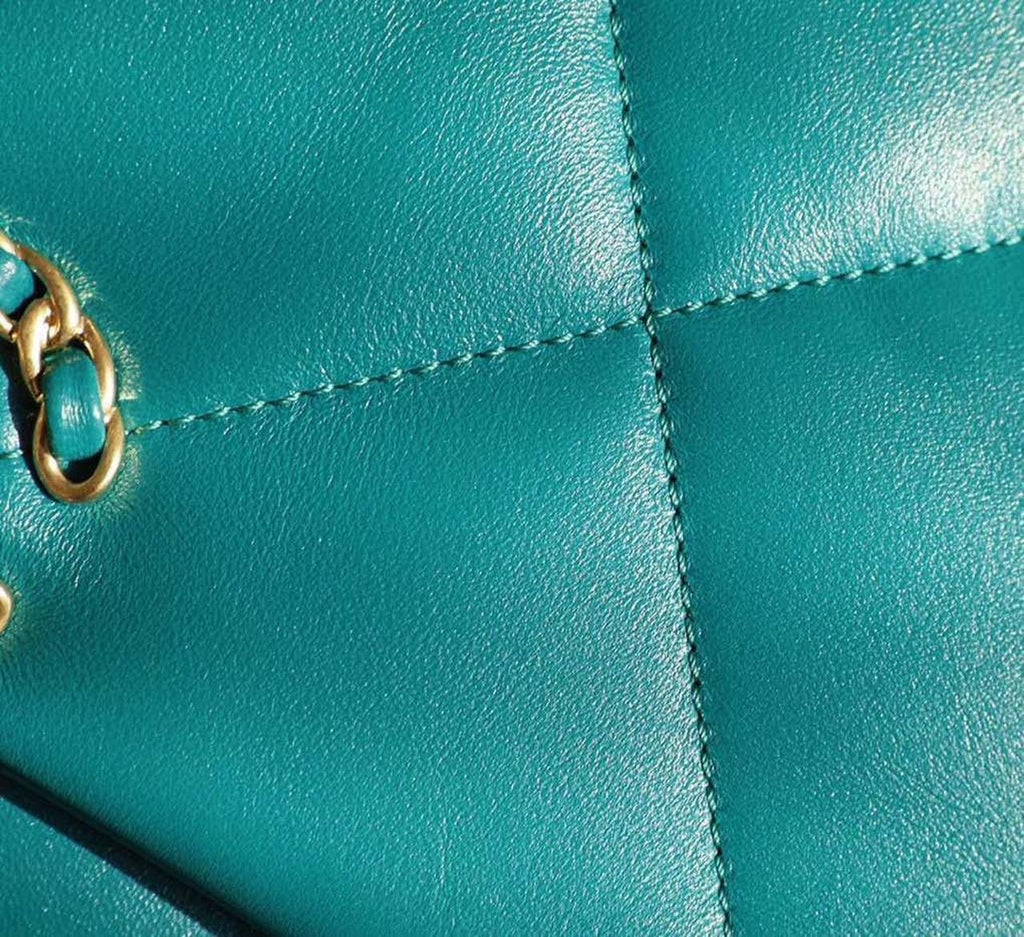 Chanel 19 Flap Bag 26cm Goatskin Leather Spring/Summer Act 1 Collection, Teal