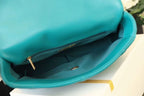 Chanel 19 Flap Bag 26cm Goatskin Leather Spring/Summer Act 1 Collection, Teal