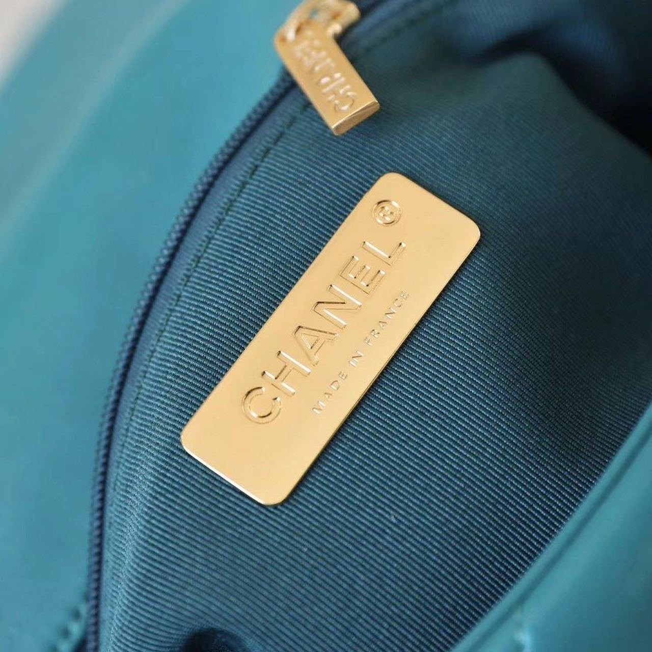 Chanel 19 Flap Bag 26cm Goatskin Leather Spring/Summer Act 1 Collection, Teal