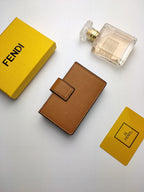 Fendi Card Holder 10cm Brown