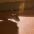 Fendi Sunshine Shopper Tote Bag 40cm Calfskin Leather Spring/Summer Collection, Brown