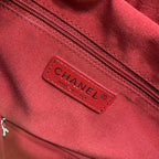 Chanel Gabrielle Hobo Bag 25cm AS1582 Bi-Color Hardware Aged Calfskin Leather Spring/Summer Act 1 Collection Black