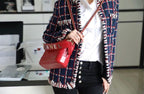 Chanel Gabrielle Hobo Bag 18cm AS0865 Bi-Color Hardware Aged Calfskin Leather Spring/Summer Act 1 Collection Red