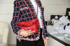 Chanel Gabrielle Hobo Bag 18cm AS0865 Bi-Color Hardware Aged Calfskin Leather Spring/Summer Act 1 Collection Red