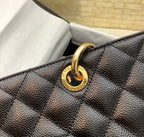 Chanel Classic Tote Bag Gold Hardware 34cm Black