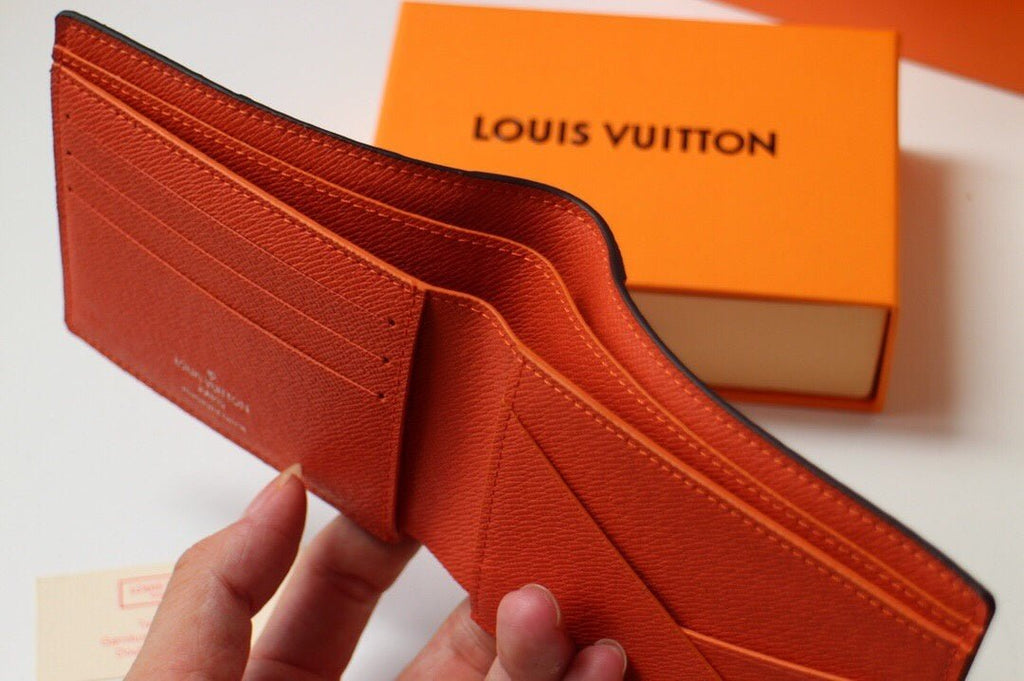 Louis Vuitton Monogram Wallet 12cm Orange