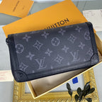 Louis Vuitton Zippy Wallet Trunk 20cm Black