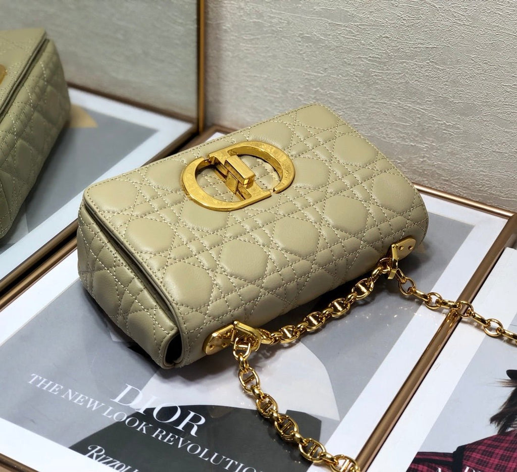 Small Dior Beige Caro Bag 20cm