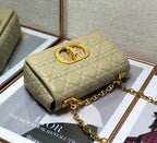 Small Dior Beige Caro Bag 20cm