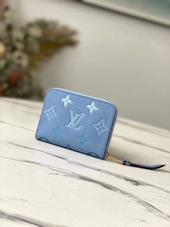 Louis Vuitton Monogram Wallet 11cm Blue