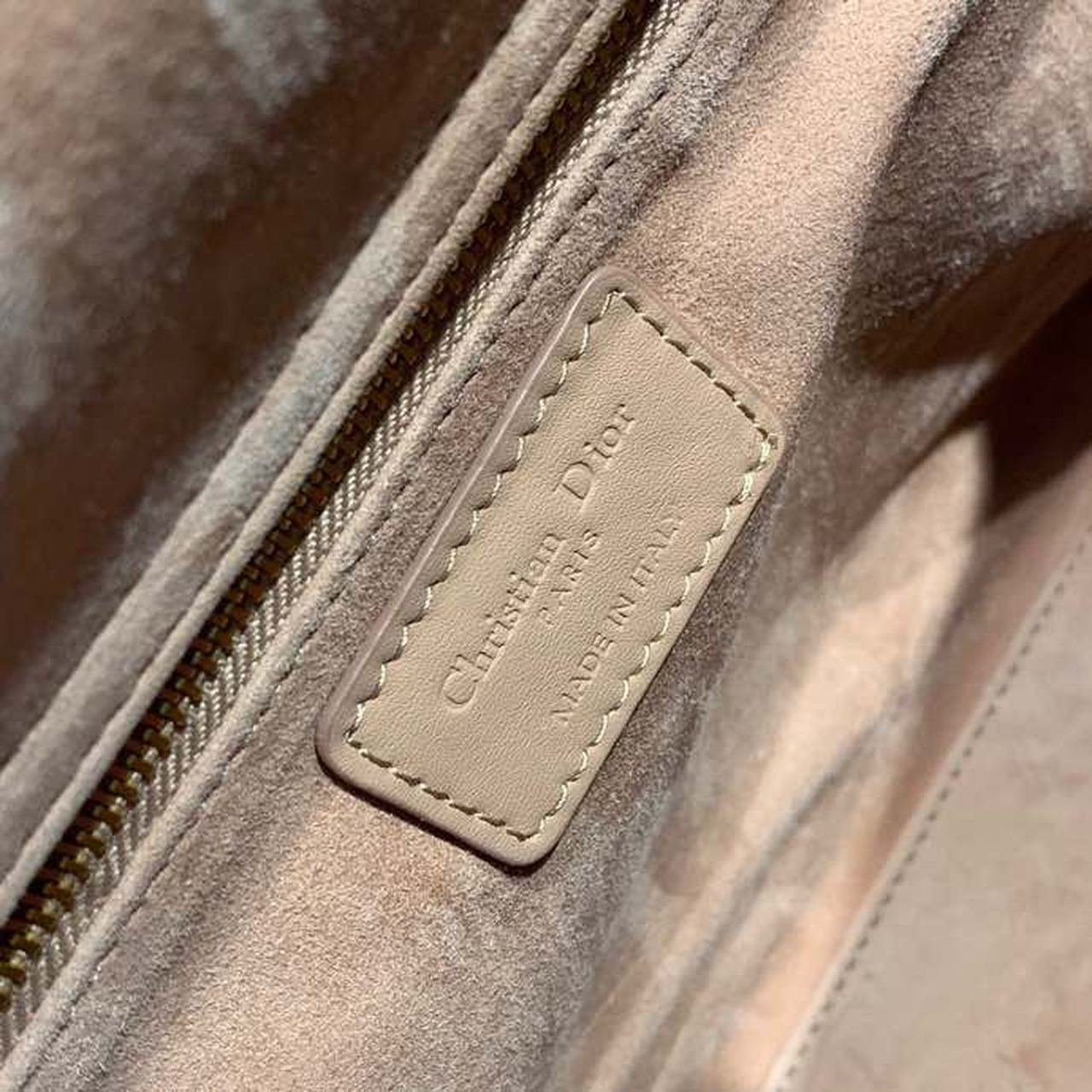 Christian Dior Lady Dior Bag 32cm Matte Hardware Lambskin Leather Spring/Summer Collection, Dusty Pink