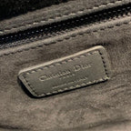 Christian Dior Lady Dior Bag 32cm Matte Hardware Lambskin Leather Spring/Summer Collection, Black