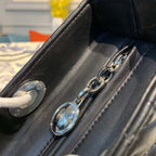 Christian Dior Lady Dior Bag 32cm Silver Hardware Lambskin Leather Spring/Summer Collection, Black
