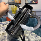Christian Dior Lady Dior Bag 32cm Silver Hardware Lambskin Leather Spring/Summer Collection, Black