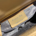 Christian Dior Mini Lady Dior Bag 18cm with Chain Silver Hardware Lambskin Leather Spring/Summer Collection, Beige