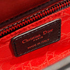 Christian Dior Lady Dior Bag 20cm Gold Hardware Lambskin Leather Spring/Summer Collection, Black