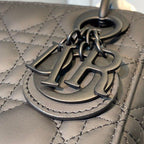 Christian Dior Mini Lady Dior Bag 18cm with Chain Matte Hardware Lambskin Leather Spring/Summer Collection, Black