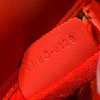 Christian Dior Mini Lady Dior Bag 18cm with Chain Matte Hardware Lambskin Leather Spring/Summer Collection, Red