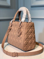 Christian Dior Lady Dior Bag 24cm Matte Hardware Lambskin Leather Spring/Summer Collection