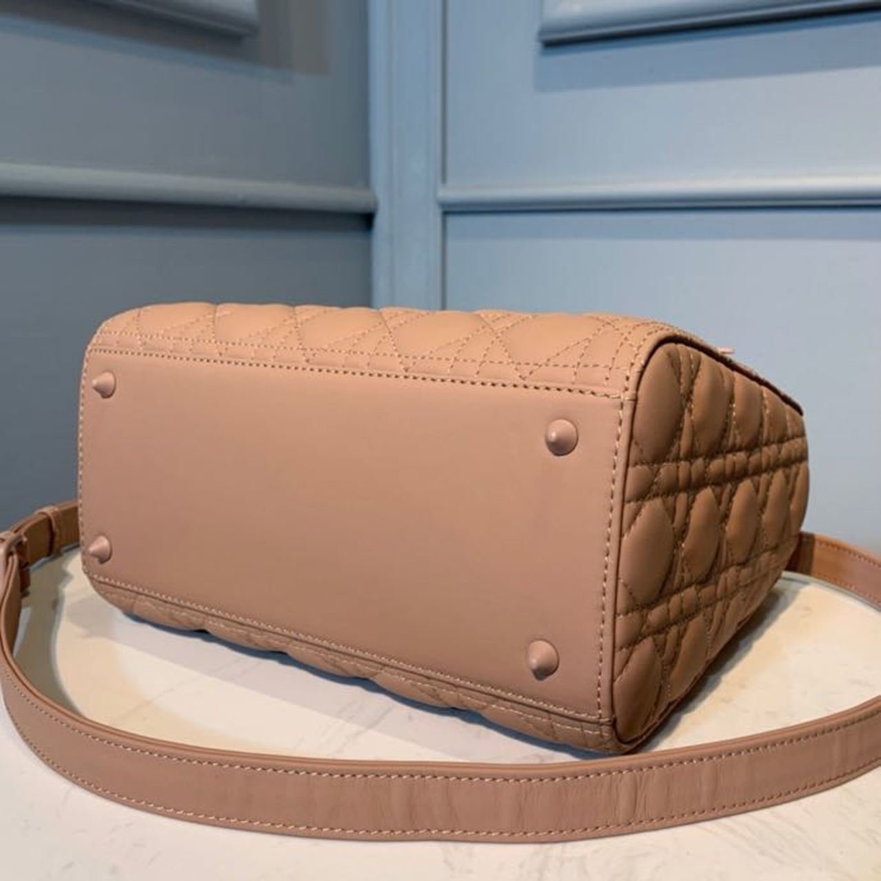 Christian Dior Lady Dior Bag 24cm Matte Hardware Lambskin Leather Spring/Summer Collection