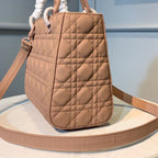 Christian Dior Lady Dior Bag 24cm Matte Hardware Lambskin Leather Spring/Summer Collection