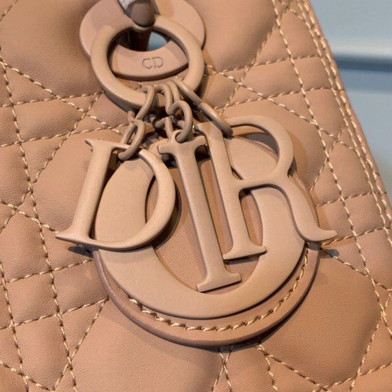 Christian Dior Lady Dior Bag 24cm Matte Hardware Lambskin Leather Spring/Summer Collection