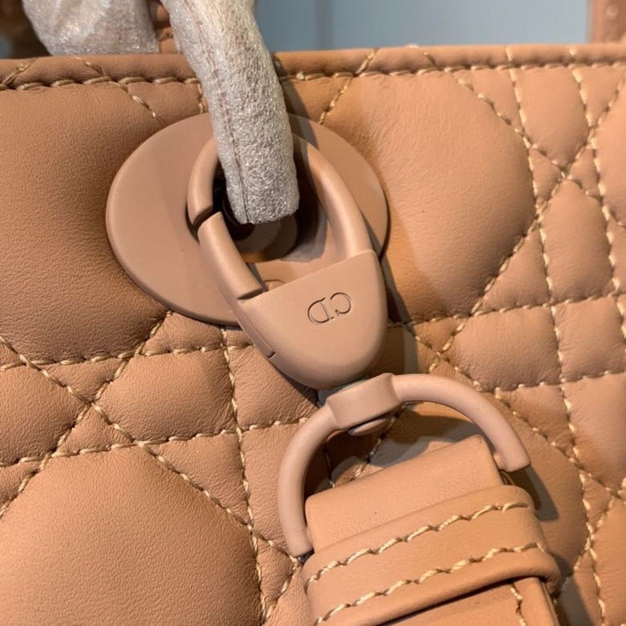 Christian Dior Lady Dior Bag 24cm Matte Hardware Lambskin Leather Spring/Summer Collection
