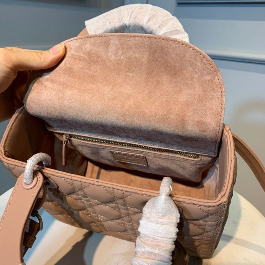 Christian Dior Lady Dior Bag 24cm Matte Hardware Lambskin Leather Spring/Summer Collection