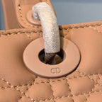 Christian Dior Lady Dior Bag 24cm Matte Hardware Lambskin Leather Spring/Summer Collection