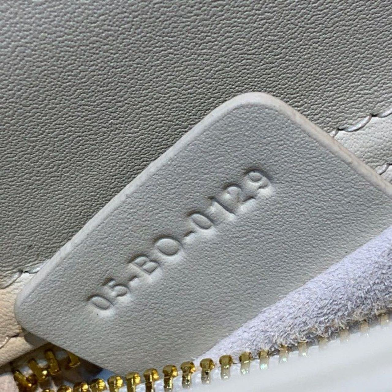 Christian Dior Mini Lady Dior Bag 18cm with Chain Matte Hardware Lambskin Leather Spring/Summer Collection, Ivory