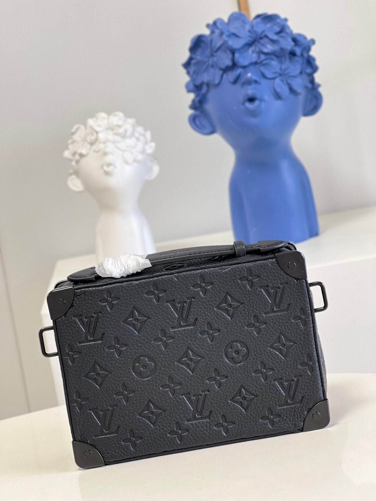 Louis Vuitton Handle Soft Trunk 22cm Black