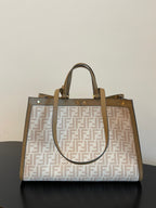 Fendi Peekaboo X-tote Bag 41cm Beige