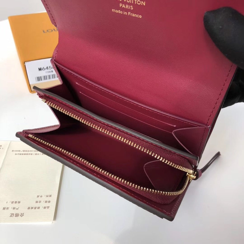 Louis Vuitton Monogram Empreinte Wallet 12cm Brown