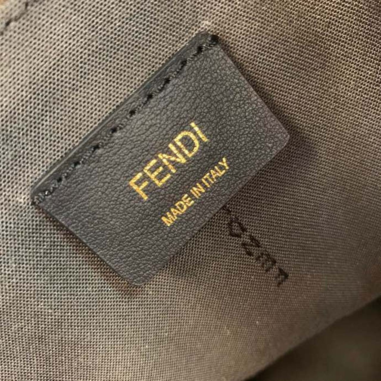 Fendi Sunshine Canvas Shopper Tote Bag 40cm Spring/Summer Collection, Brown