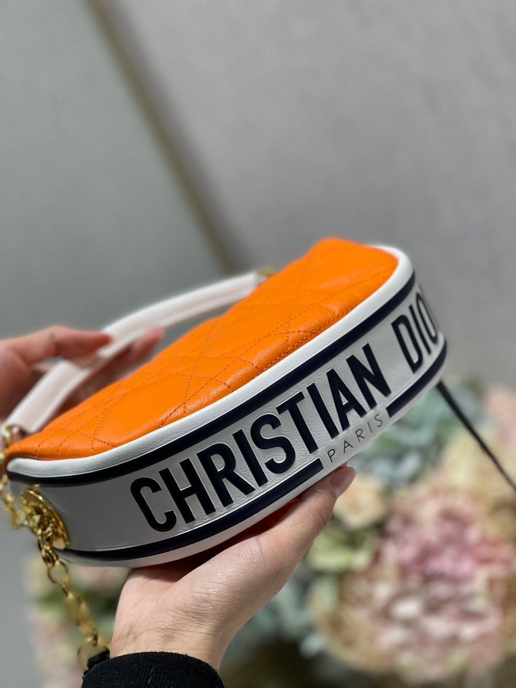 Christian Dior Small Vibe Hobo Bag 20cm Orange