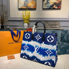 Louis Vuitton Tie Dye Escale OnTheGo Bag 40cm Monogram Canvas Spring/Summer Collection M45121, Blue