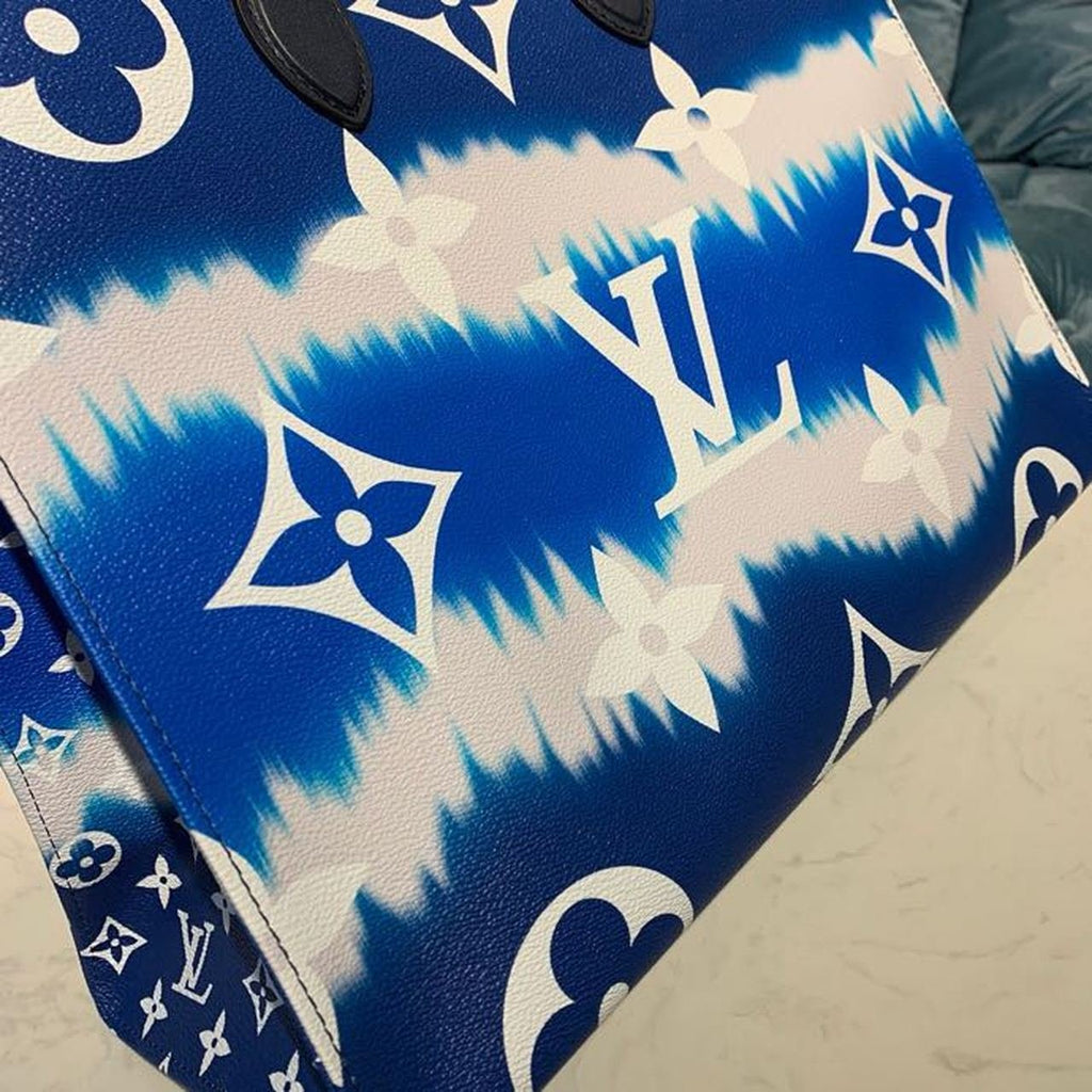 Louis Vuitton Tie Dye Escale OnTheGo Bag 40cm Monogram Canvas Spring/Summer Collection M45121, Blue