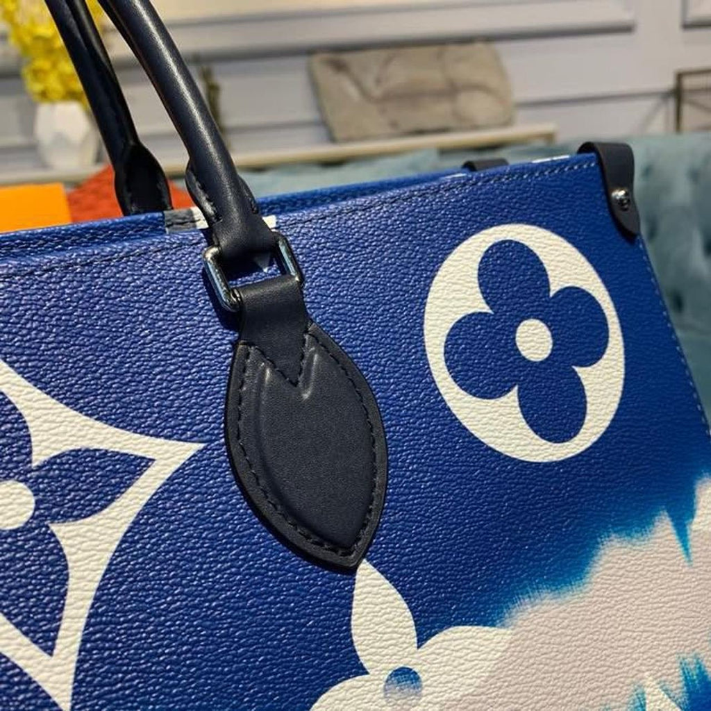 Louis Vuitton Tie Dye Escale OnTheGo Bag 40cm Monogram Canvas Spring/Summer Collection M45121, Blue