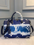 Louis Vuitton Tie Dye Escale Speedy Bandouliere 30cm Monogram Canvas Spring/Summer Collection M45123, Blue