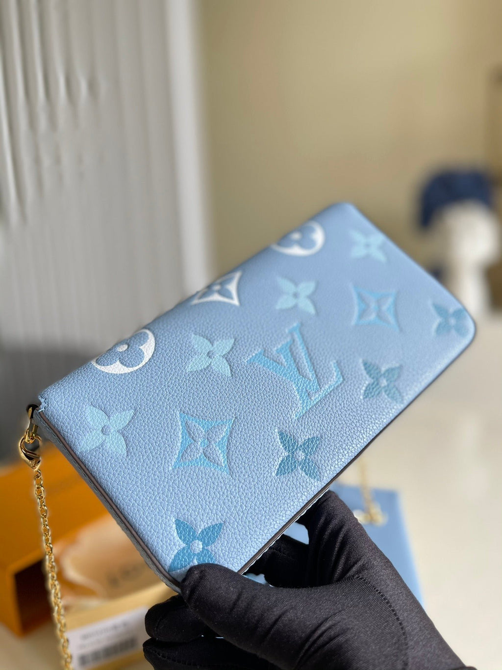Louis Vuitton Vitorine Wallet 21cm Blue